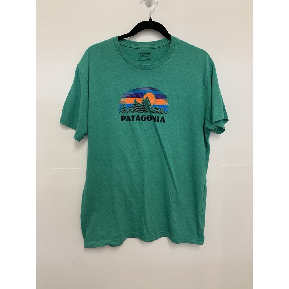 Patagonia Mens Built To Endure 1973 Graphic T-Shirt Sz XL/Green/Regular Fit